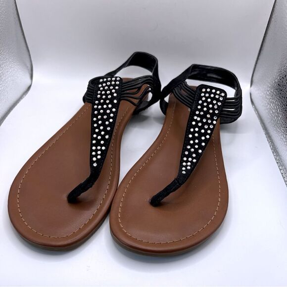 Arizona Jean CO Rhinestone Sandals 7 1/2 - Picture 2 of 7